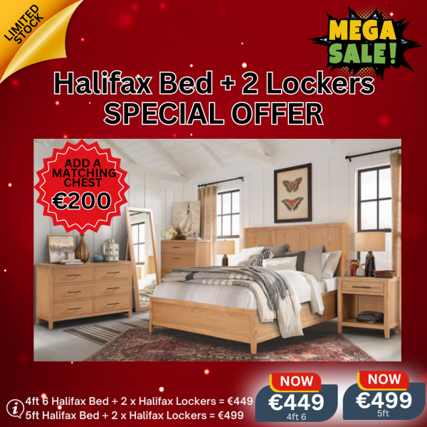 Halifax Bedframe + Locker Special Offer